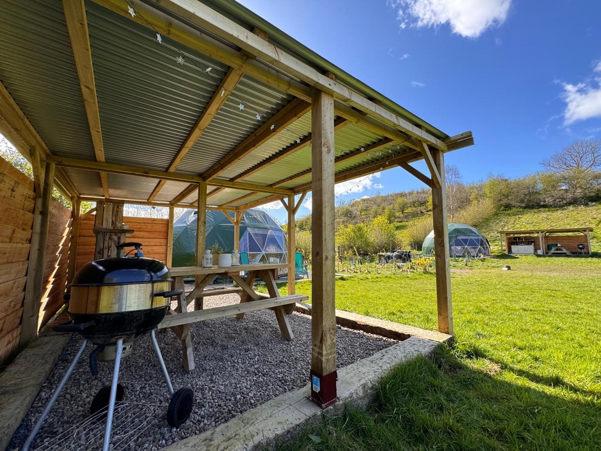 Geodesic Dome Glamping Otel Llanidloes Dış mekan fotoğraf