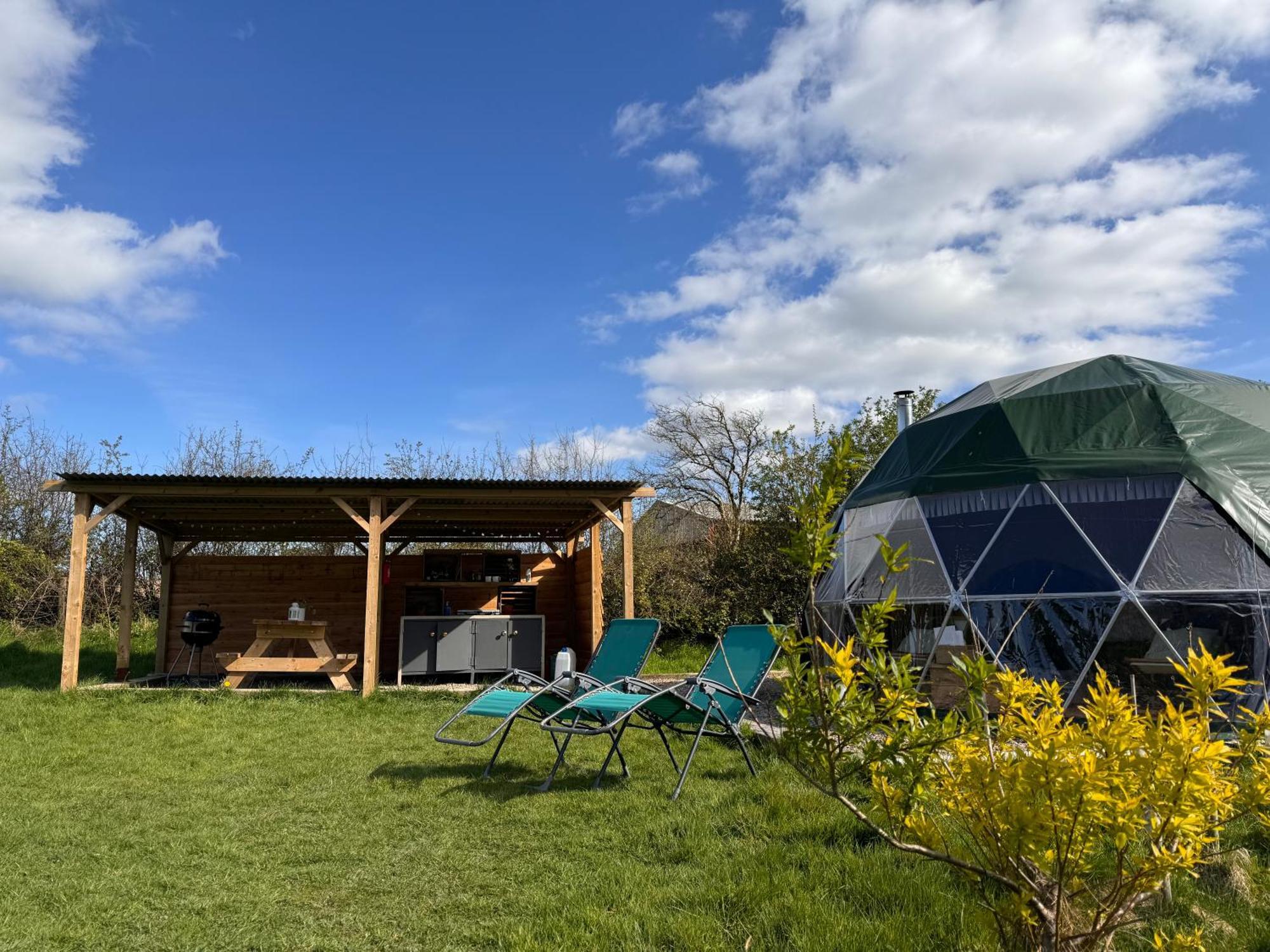 Geodesic Dome Glamping Otel Llanidloes Dış mekan fotoğraf